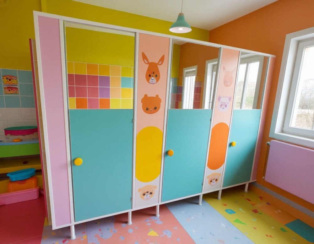 Обновление санитарной инфраструктуры: Замена перегородок в детских садах г. Череповца.